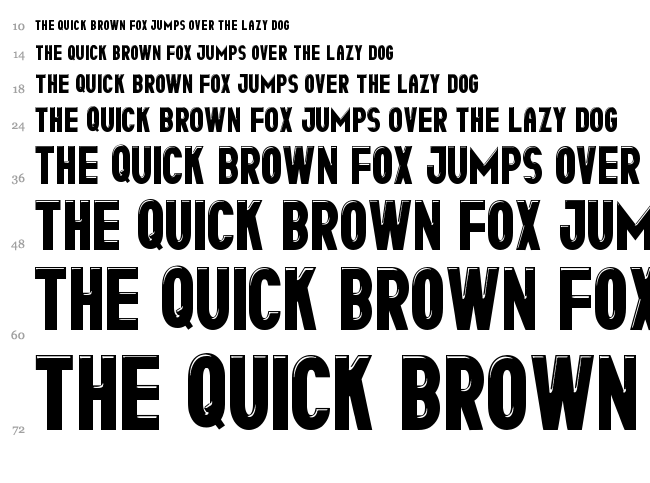 Brillante St font waterfall